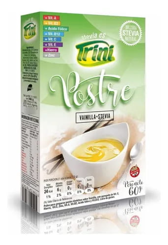 POSTRE VAINILLA C/STEVIA TRINI X60G
