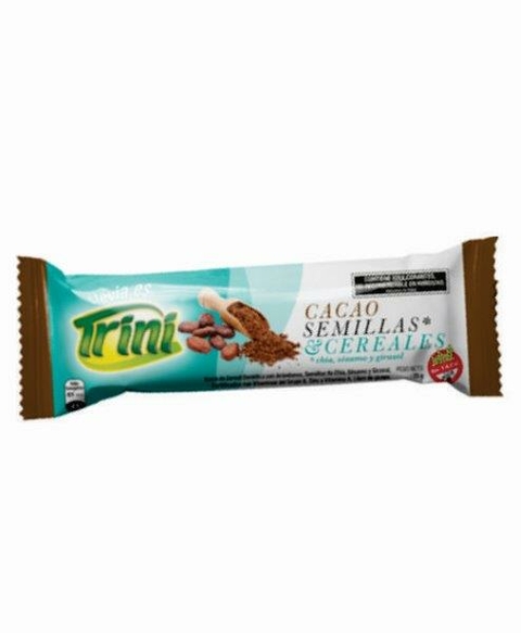 BARRITAS DE CEREAL TRINI CHOCOLATE X 20U