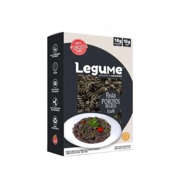 FIDEO FUSSILI POROTOS NEGROS X284G LEGUME