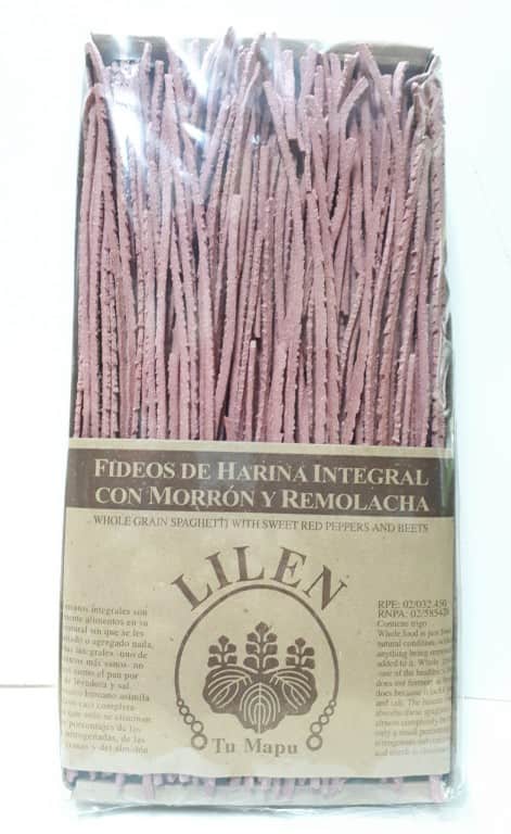 TALLARIN INGRAL MORRON Y REMOLACHA LILEN X500G