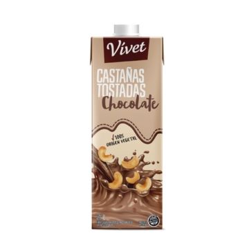 LECHE DE CASTAÑAS DE CAJU SABOR CHOCOLATE XL VIVET