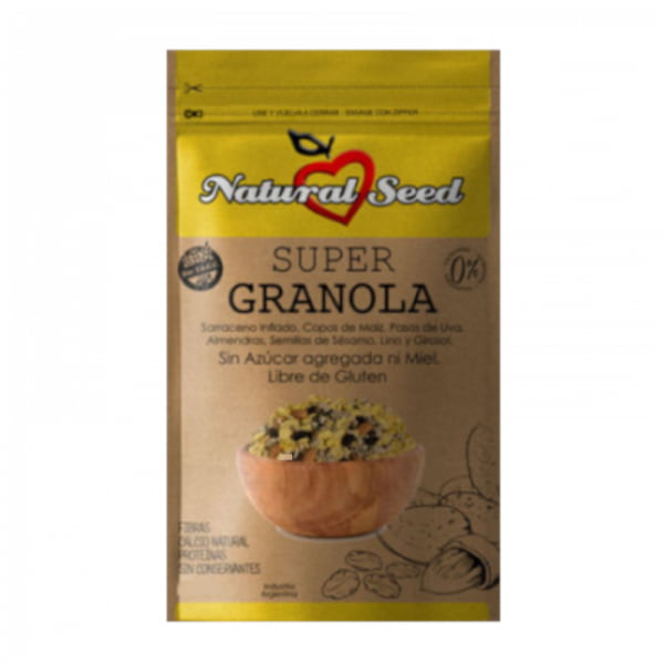 SUPER GRANOLA X250G NATURAL SEED