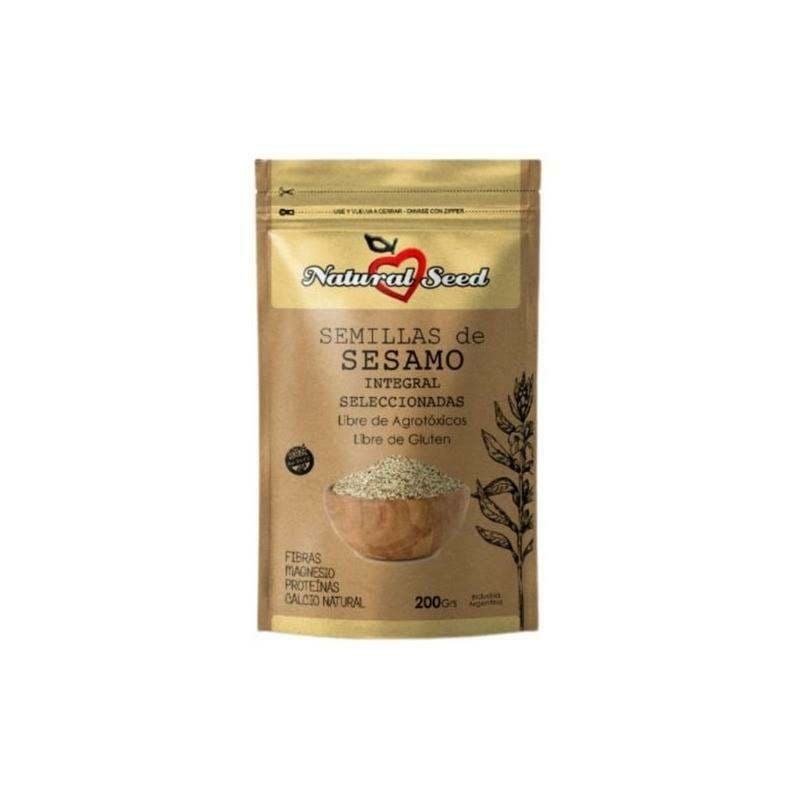 SEMILLAS DE SESAMO INTEGRAL X200GR NATURAL SEED