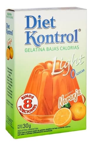 GELATINA LIGHT NARANJA X1KG DIET KONTROL