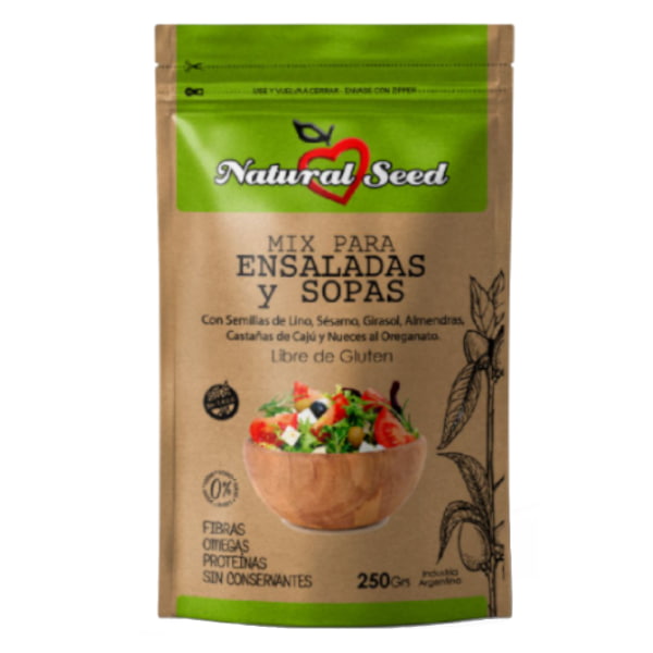 MIX PARA ENSALADAS Y SOPAS X250G NATURAL SEED