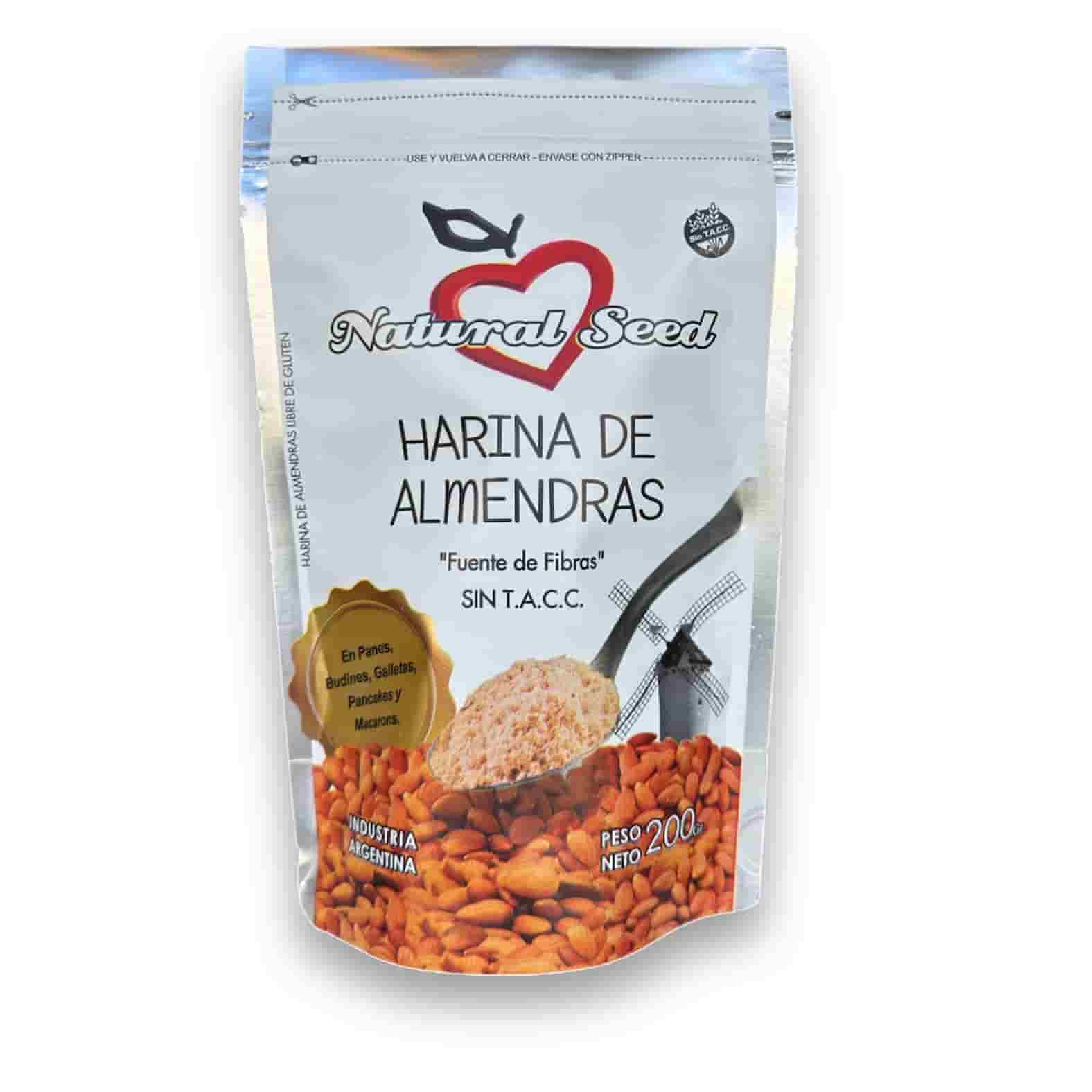 HARINA DE ALMENDRA X200G NATURAL SEED
