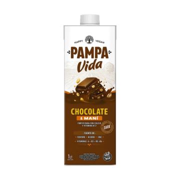 BEBIDA A BASE DE MANI SABOR CHOCOLATE 1LT PAMPA VIDA