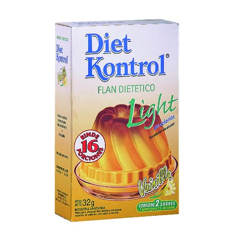 FLAN DIETETICO VAINILLA X32GR DIET KONTROL