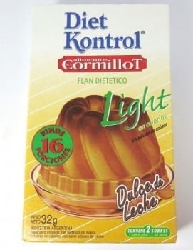 FLAN DIETETICO DULCE DE LECHE X32GR DIET KONTROL