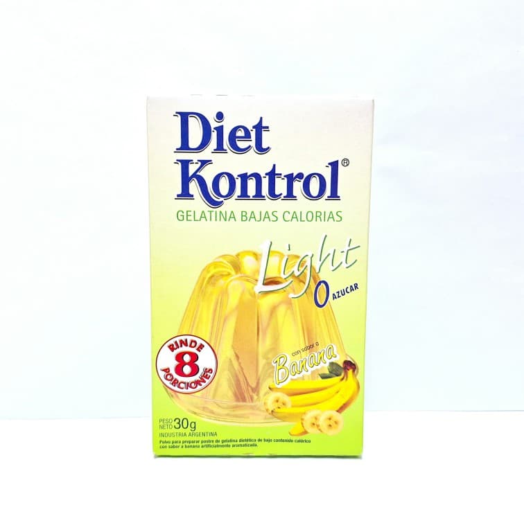 GELATINA LIGHT BANANA X30GR DIET KONTROL