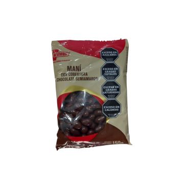 MANI CON CHOCOLATE SEMIAMARGO X150GR ARGENFRUT