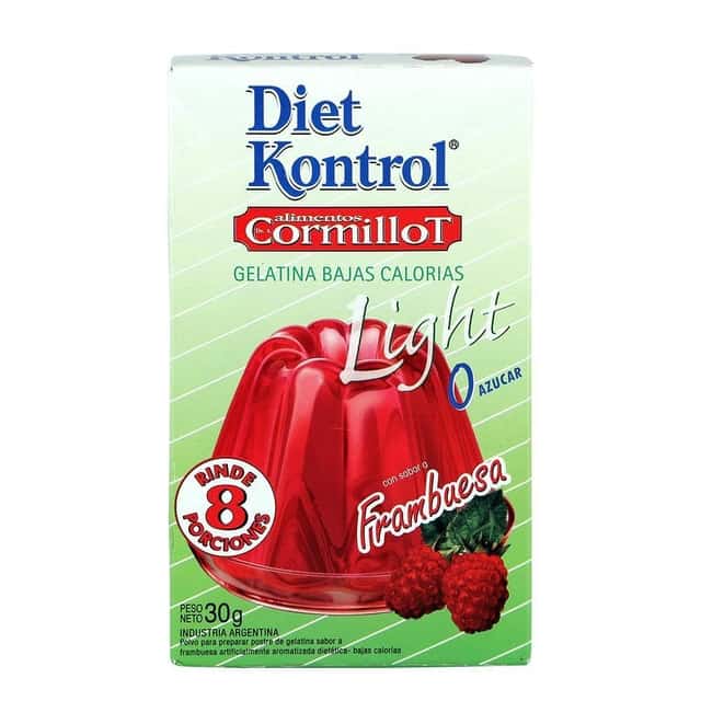GELATINA LIGHT FRAMBUESA X30GR DIET KONTROL