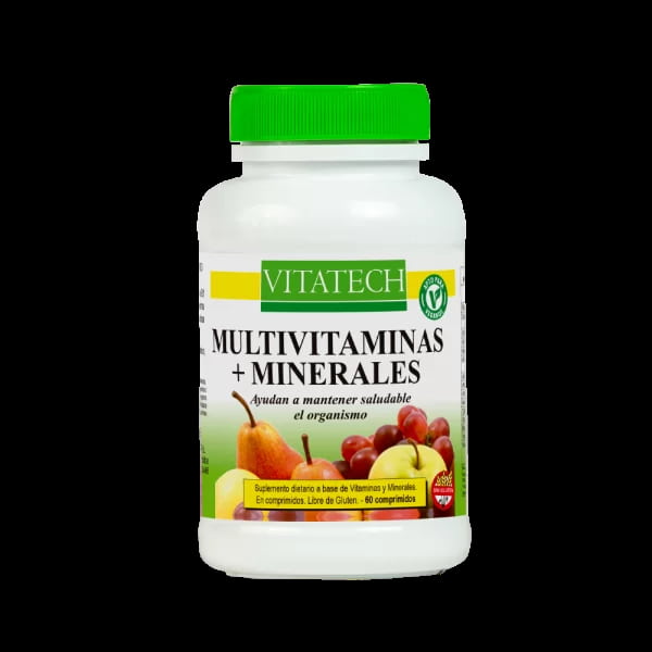 MULTIVITAMINAS + MINERALES X60COMP VITATECH