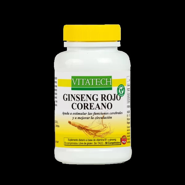 GINSENG ROJO COREANO X50COMP VITATECH