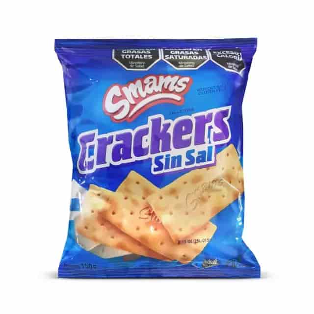 CRACKERS SIN SAL SMAMS X150G