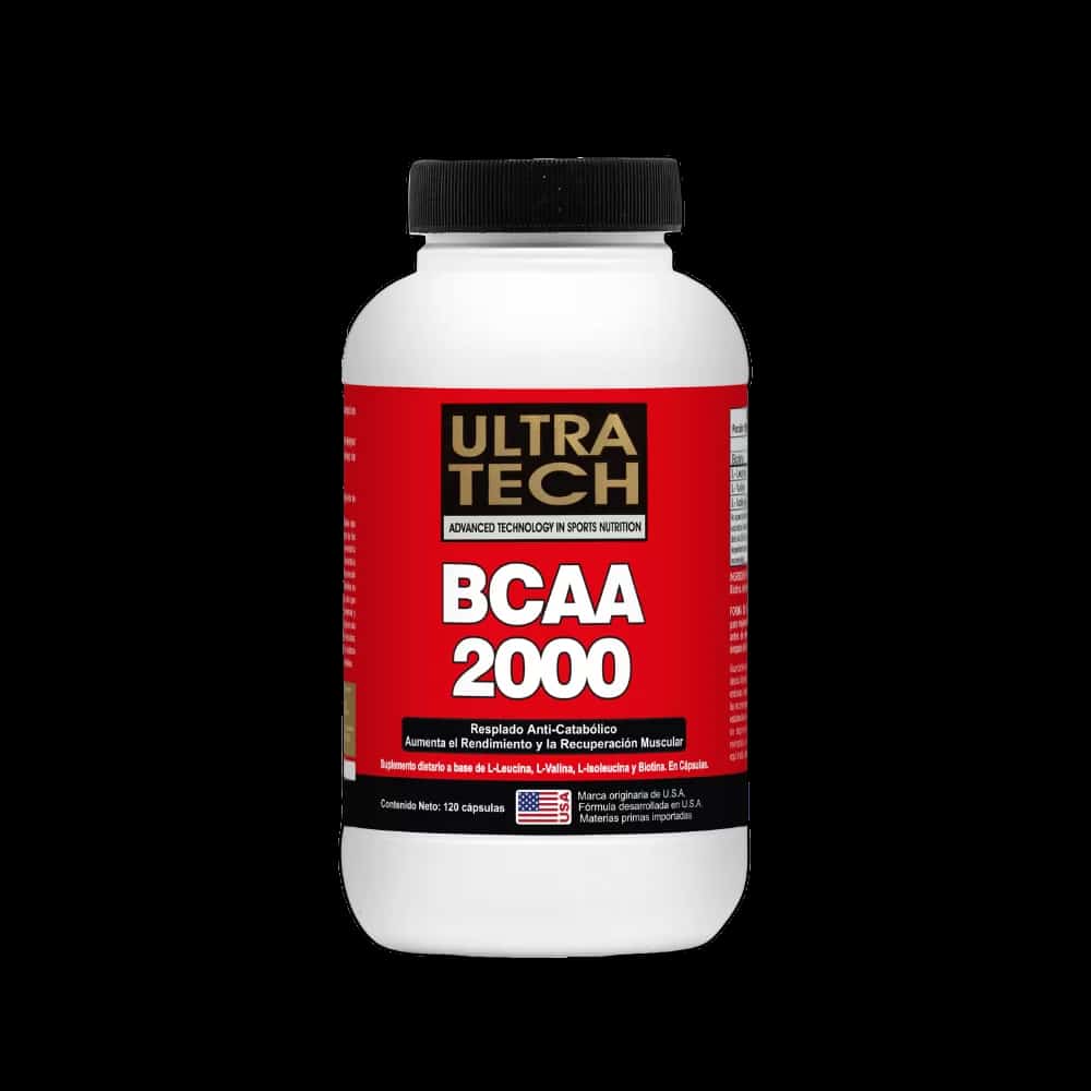 BCAA 2000 X 120 CAPSULAS ULTRA TECH