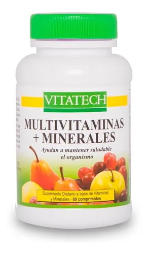 MULTIVITAMINAS Y MINERALES CON GINSENG X60 COMP. ULTRA TECH