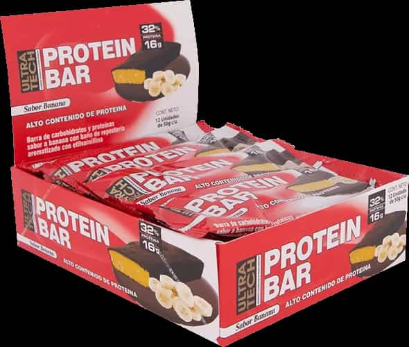 PROTEIN BAR 12X50GR BANANA  ULTRA TECH