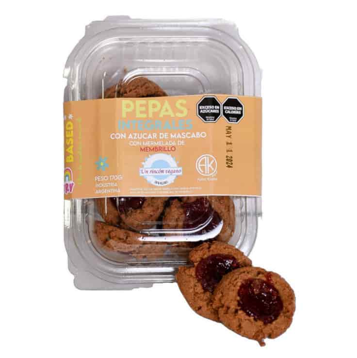 PEPAS INTEGRAL  MEMBRILLO 170GR UN RINCON VEGANO
