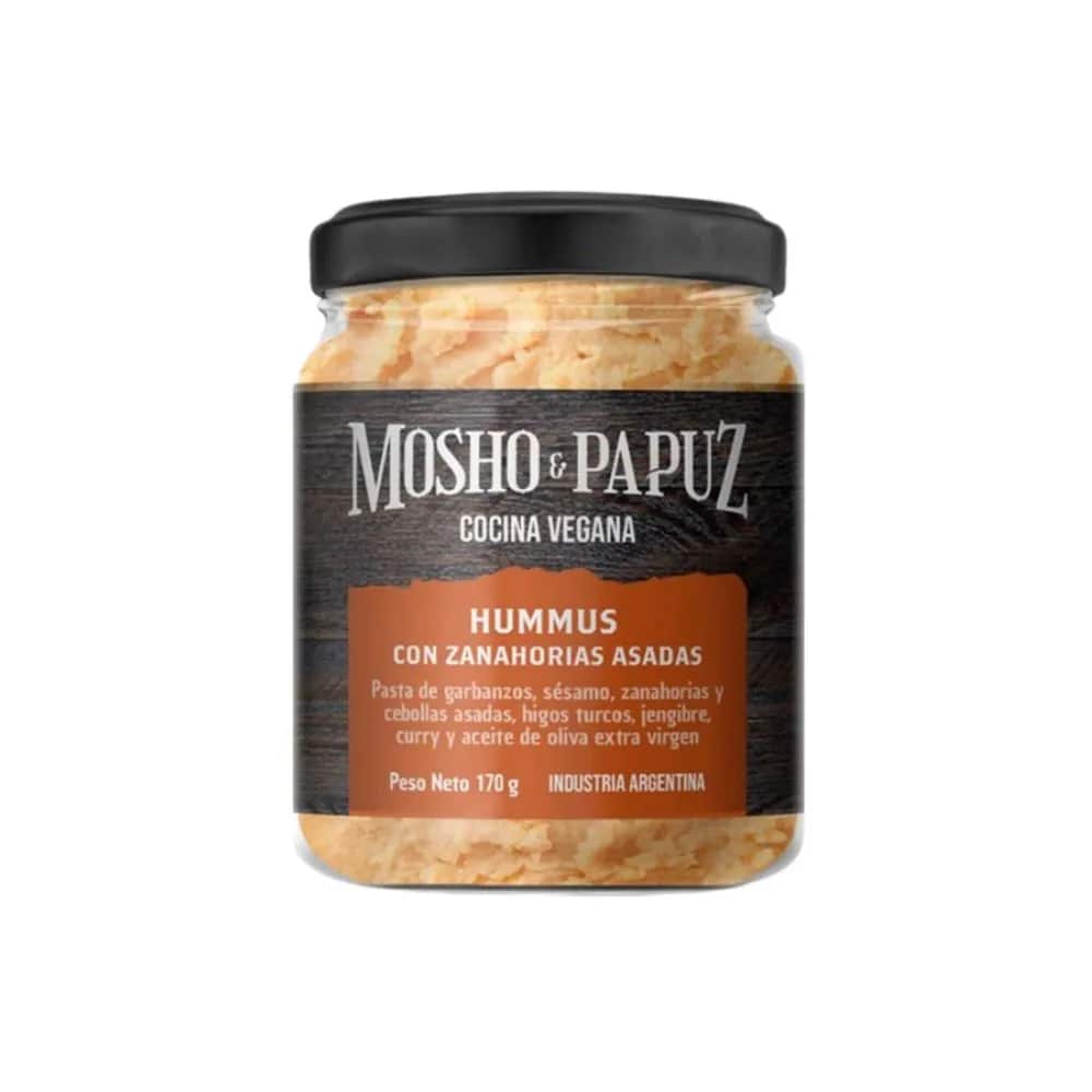 HUMMUS CON ZANAHORIAS ASADAS X170G MOSHO E PAPUZ