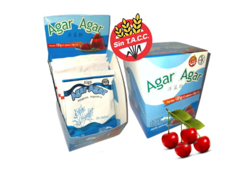 AGAR AGAR CEREZA X12 SOBRES 10GR C/U ARGENDIET
