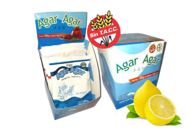 AGAR AGAR LIMON X12 SOBRES 10GR C/U ARGENDIET