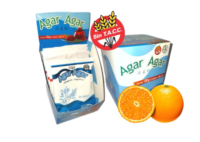 AGAR AGAR NARANJA X12 SOBRES 10GR C/U ARGENDIET