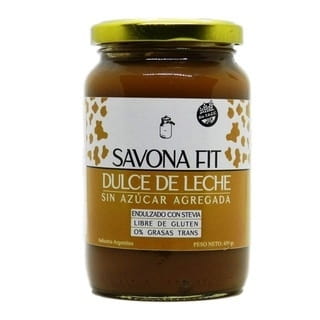 DULCE DE LECHE SIN AZUCAR 450GR SAVONA FIT