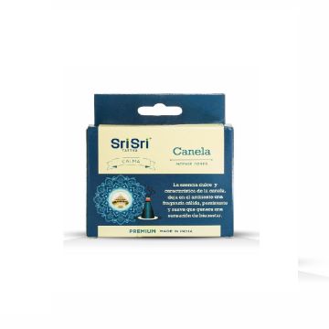 INCIENSO EN CONO CANELA X25GR SRI SRI