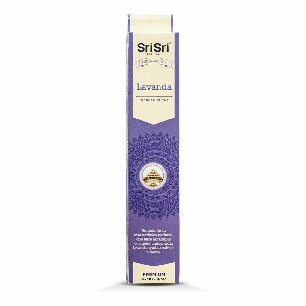 INCIENSO EN CONO LAVENDER X25GR SRI SRI