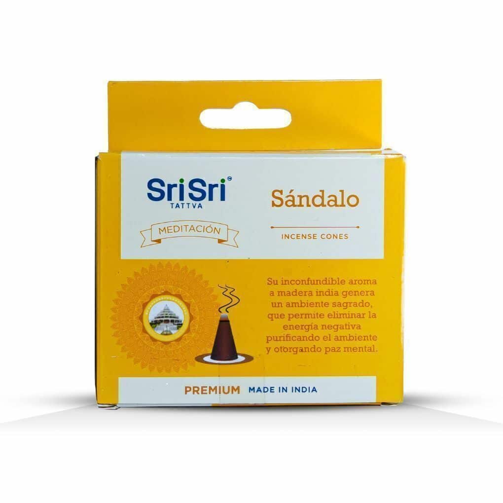 INCIENSO EN CONO SANDAL  X25GR SRI SRI