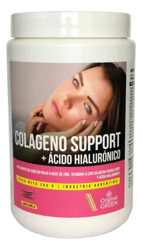 COLLAGEN SUPPORT + AC HIALURONICO BEBIBLE X 360GR ORIGINAL GREEN