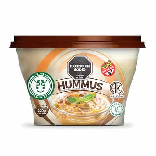HUMMUS DE GARBANZO 220GR FELICES LAS VACAS