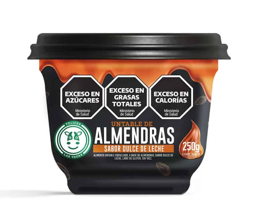 DULCE DE ALMENDRAS COLONIAL UNTABLE SABOR DDL 250GR FELICES LAS VACAS