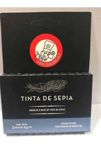 TINTA DE CALAMAR (DOS DOSIS) 4GR C/UNO SAN GIORGIO