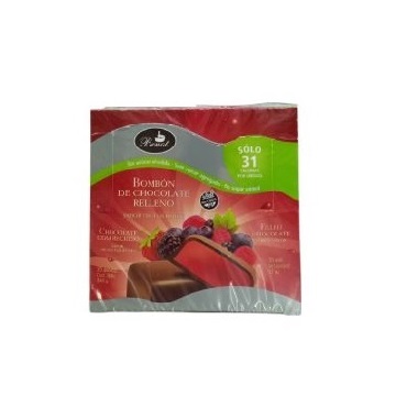 BOMBONES DE CHOCOLATE FRUTOS ROJOS X20UNI BENOT