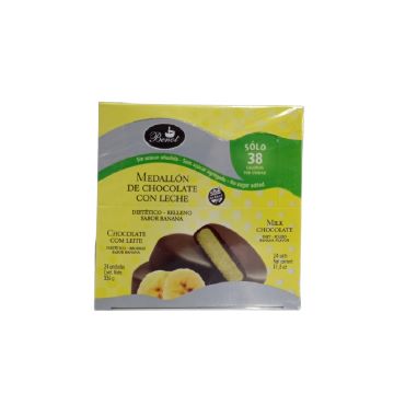 MEDALLON DE CHOCOLATE BANANA X24UNI BENOT