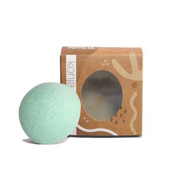 ESPONJA CORPORAL BIODEGRADABLE DE ALOE GREEN KONJAC WHOLE GREEN