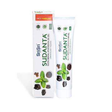 PASTA DENTAL GEL SUDANTA 200G AYURVEDICA  SRI SRI