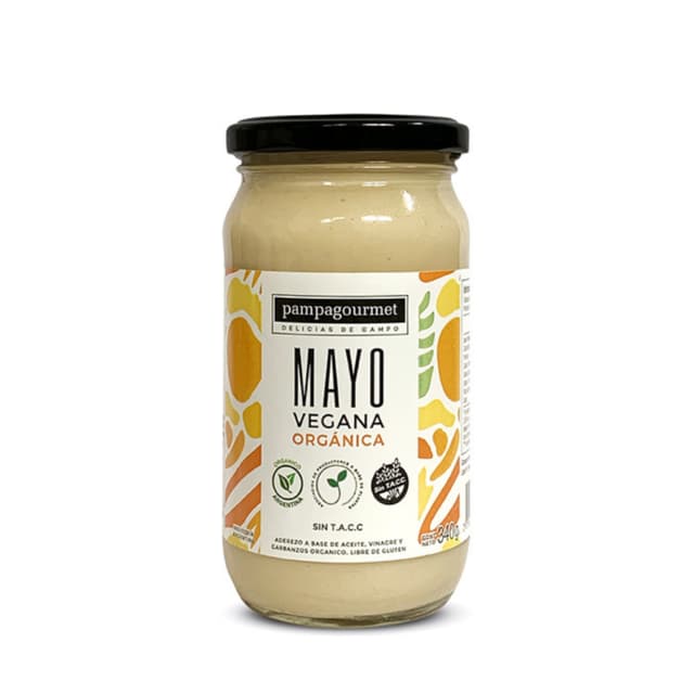 MAYONESA VEGANA ORGANICA X315GR PAMPAGOURMET