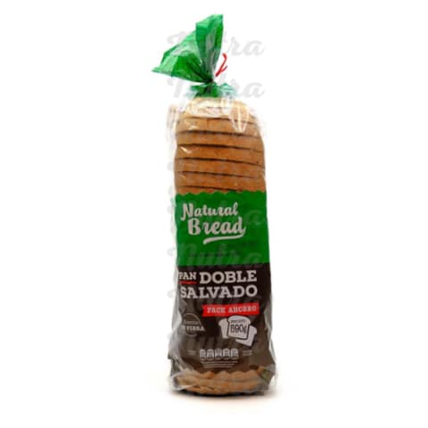 PAN DOBLE SALVADO (PACK AHORRO) X590 GR NATURAL BREAD