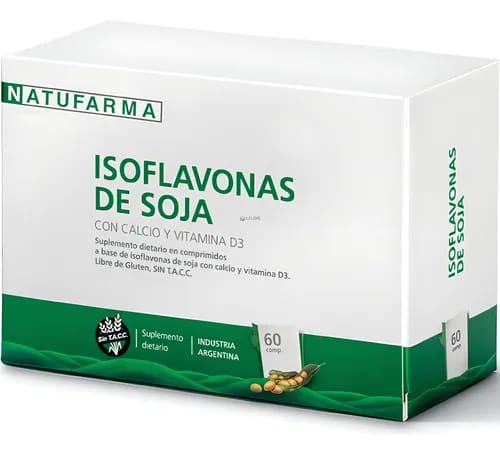 ISOFLAVONAS DE SOJA 60COMP NATUFARMA