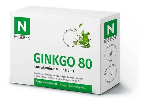 GINKGO 80 30COMP NATUFARMA