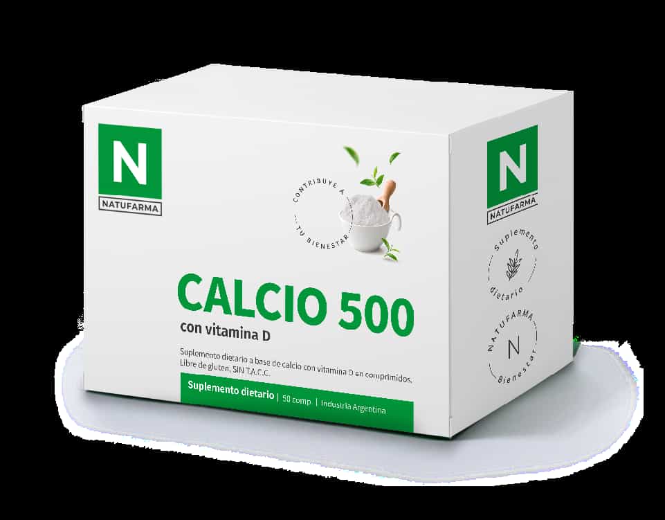 CALCIO 500 CON VIT D 50COMP NATUFARMA