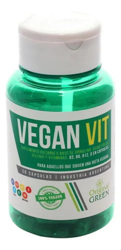 VEGAN VIT X30 CAPSULAS ORIGINAL GREEN
