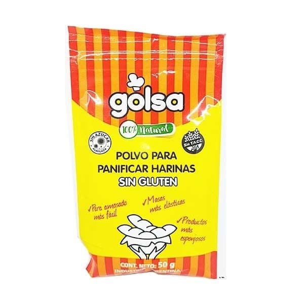 POLVO PARA PANIFICAR HARINAS SIN GLUTEN GOLSA X500GR BENOT