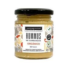 HUMMUS DE GARBANZOS ORGANICOS 180GR PAMPAGOURMET