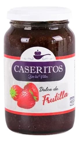DULCE DE FRUTILLA 450GR CASERITOS DE LA VILLA