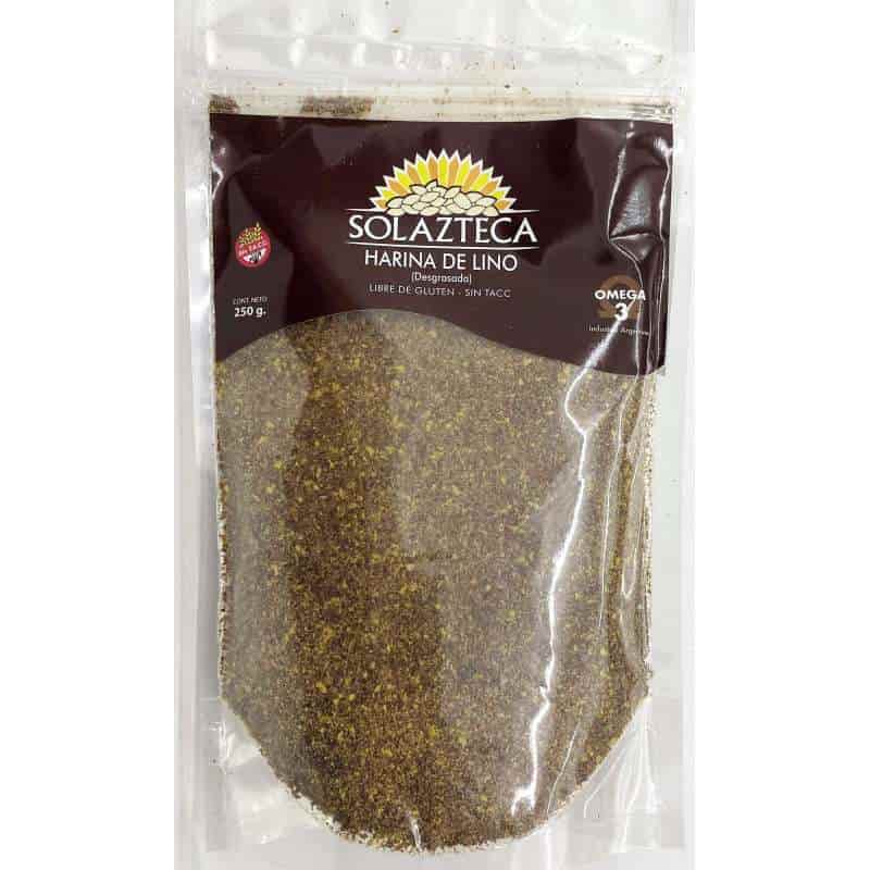 HARINA DE LINO X250G SOL AZTECA