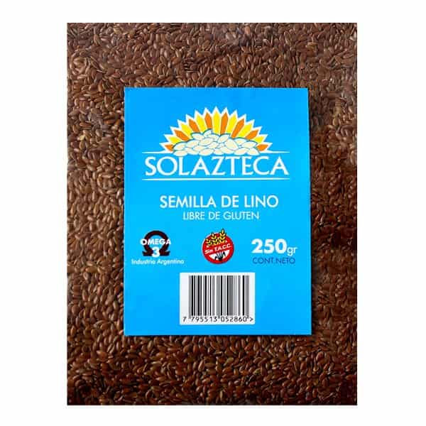 **SEMILLAS DE LINO X250G SOL AZTECA